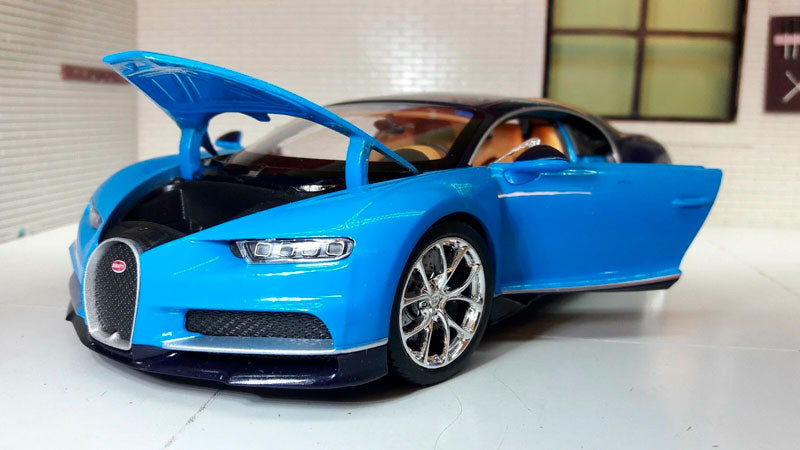 Bugatti Chiron em Escala 1:24