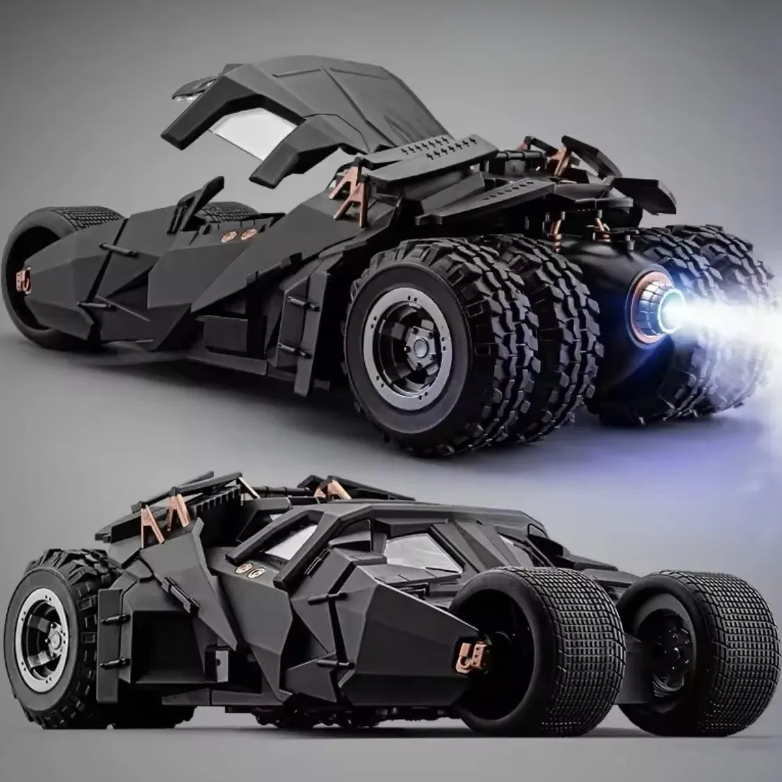 Batmóvel Tumbler 1:18 em Metal