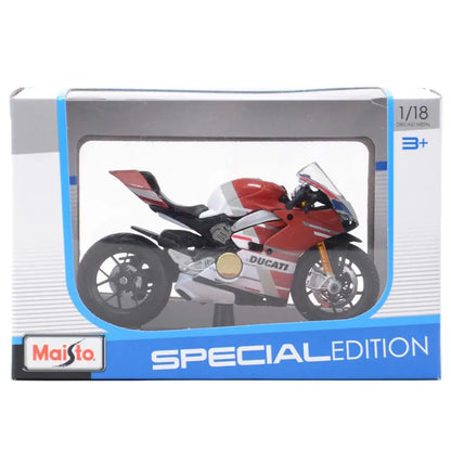 Moto Ducati Panigale V4S Corse em Escala 1:18