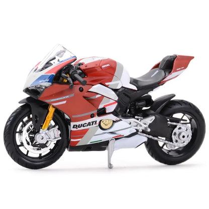 Moto Ducati Panigale V4S Corse em Escala 1:18