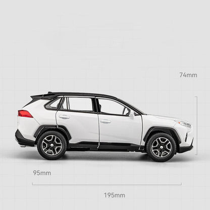Toyota RAV4 – Miniatura 1:22 com Luzes e Sons