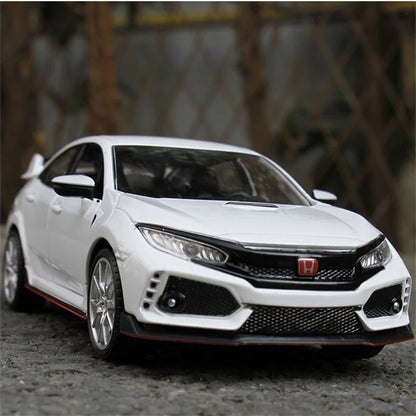 Honda Civic Type R - Miniatura 1:24 com Som e Luz