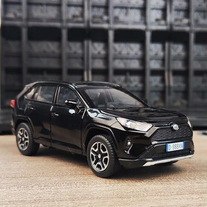 Toyota RAV4 – Miniatura 1:32 com Luzes e Sons