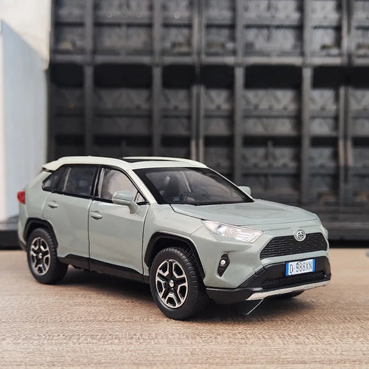 Toyota RAV4 – Miniatura 1:32 com Luzes e Sons