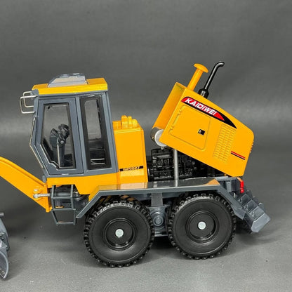 Miniatura de Motoniveladora KDW em Metal (Escala 1:35)