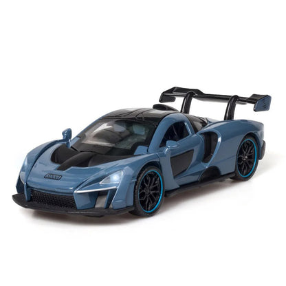 Miniatura de McLaren Senna em Metal (Escala 1:32)