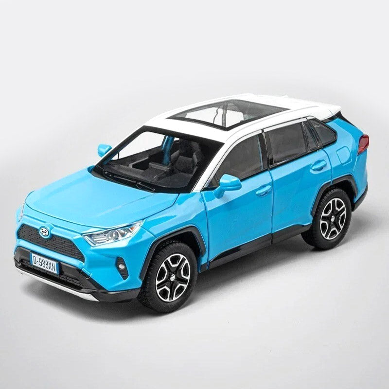 Toyota RAV4 – Miniatura 1:22 com Luzes e Sons