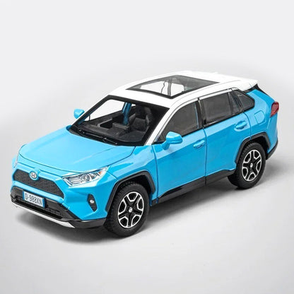 Toyota RAV4 – Miniatura 1:22 com Luzes e Sons