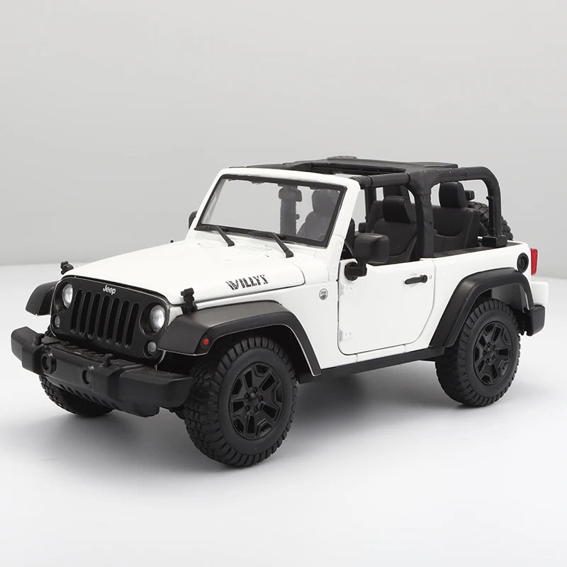 Jeep Wrangler Willys 2014 em Escala 1:18