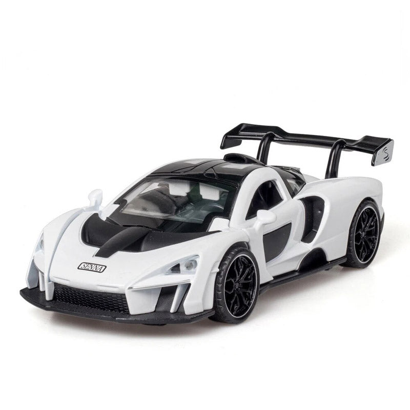 Miniatura de McLaren Senna em Metal (Escala 1:32)