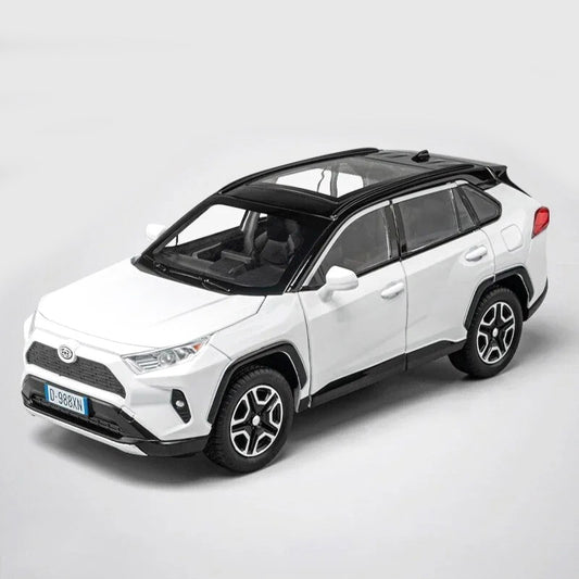 Toyota RAV4 – Miniatura 1:22 com Luzes e Sons