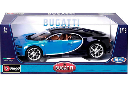 Bugatti Chiron em Escala 1:18