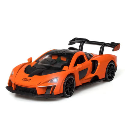 Miniatura de McLaren Senna em Metal (Escala 1:32)