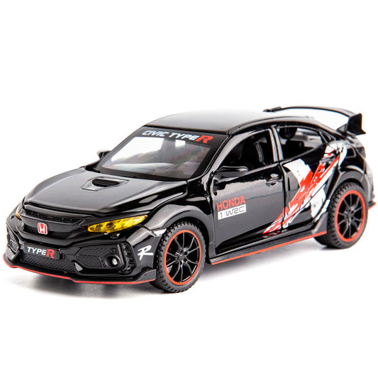 Miniatura de Honda Civic Type R em Metal (Escala 1:32)