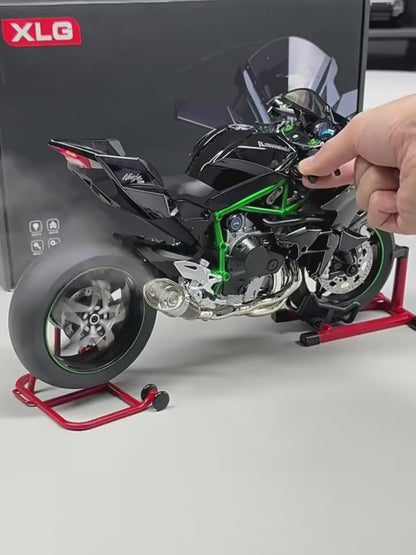 Kawasaki Ninja H2R – Miniatura Escala 1:6 Interativa