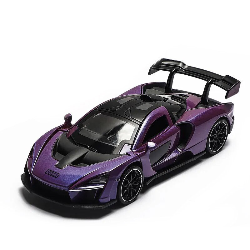 Miniatura de McLaren Senna em Metal (Escala 1:32)