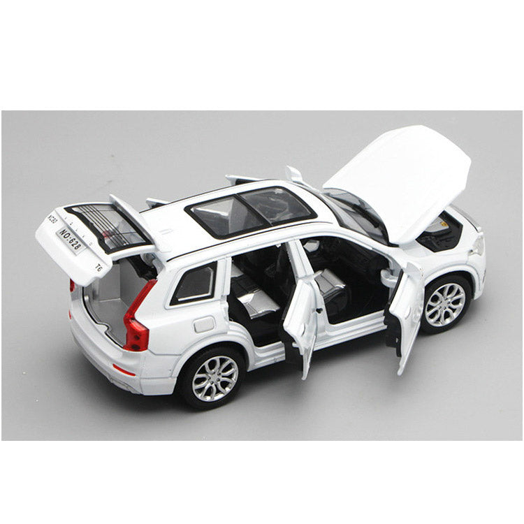 Miniatura de Volvo XC90 em Metal com Som, Luz e Fricção