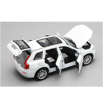 Miniatura de Volvo XC90 em Metal com Som, Luz e Fricção