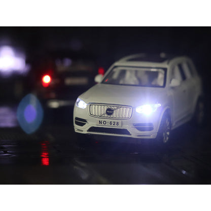 Miniatura de Volvo XC90 em Metal com Som, Luz e Fricção