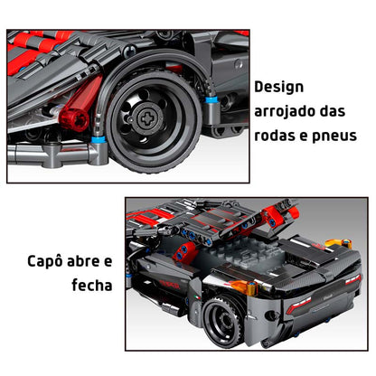Relâmpago Negro - Carro Esportivo de Controle Remoto – Mad Machines (Grupo  Cestou Kids)