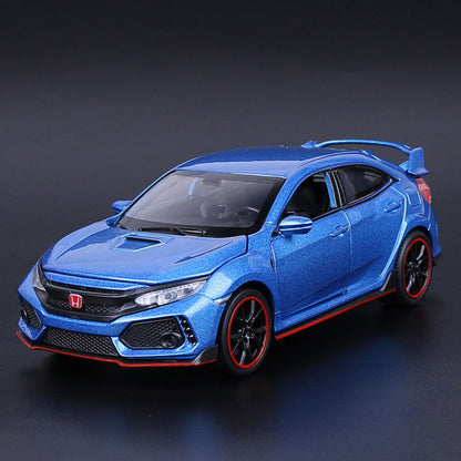 Miniatura de Honda Civic Type R em Metal (Escala 1:32)