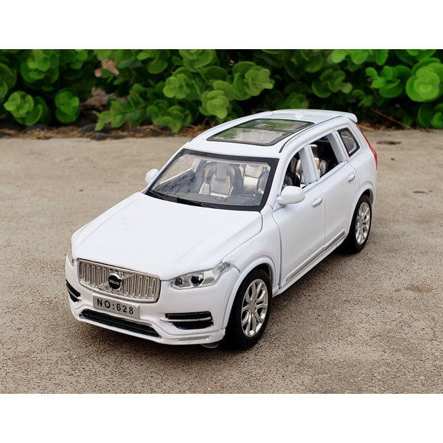 Miniatura de Volvo XC90 em Metal com Som, Luz e Fricção