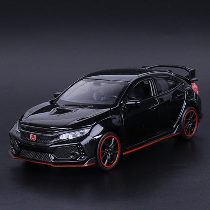 Miniatura de Honda Civic Type R em Metal (Escala 1:32)