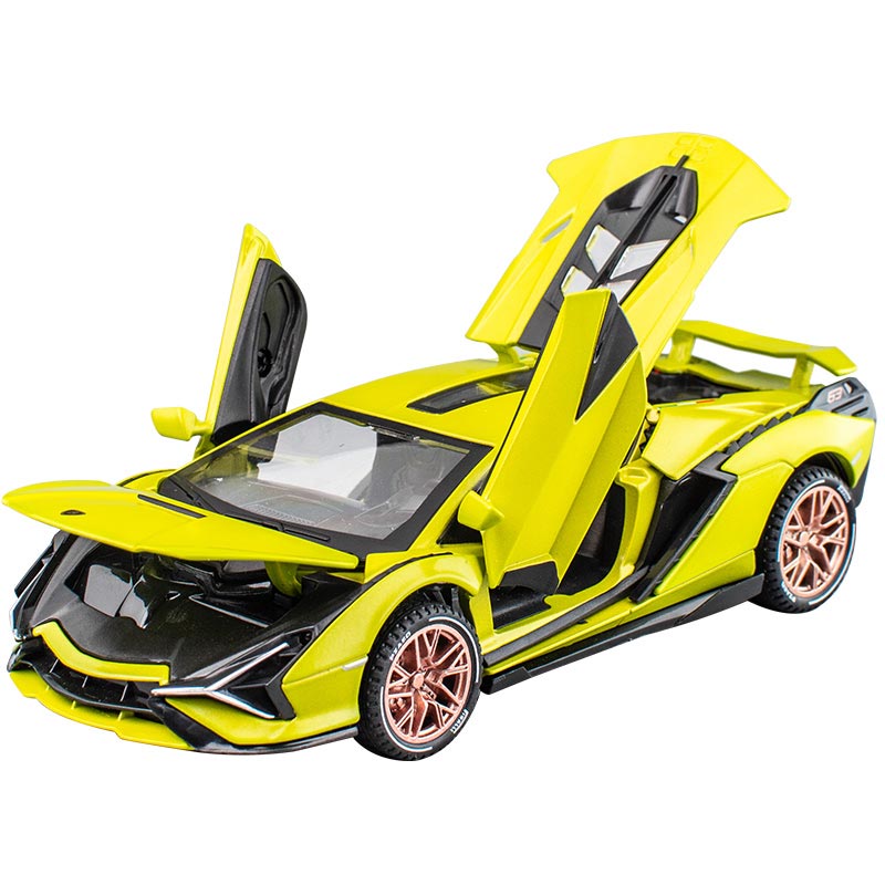 Miniatura de Lamborghini Sián em Metal (Escala 1:32)