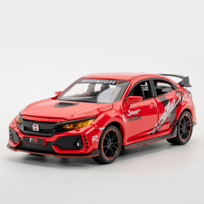 Miniatura de Honda Civic Type R em Metal (Escala 1:32)