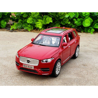 Miniatura de Volvo XC90 em Metal com Som, Luz e Fricção